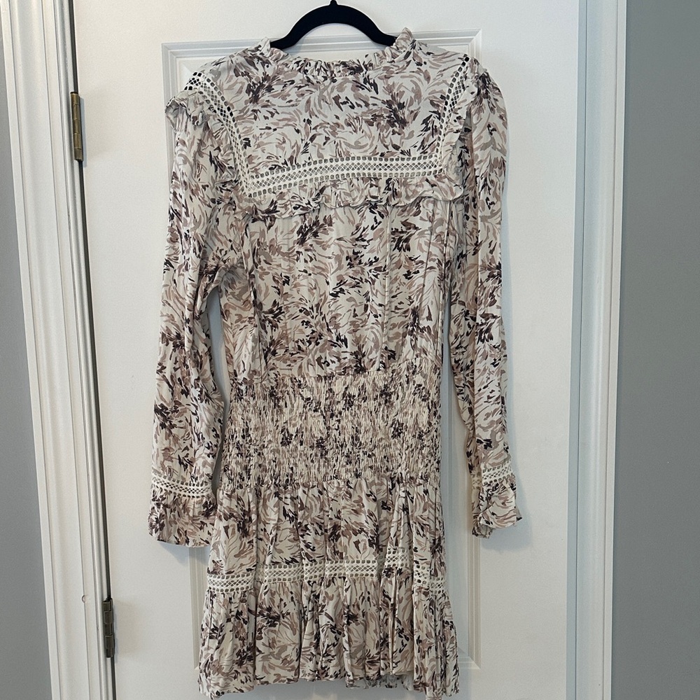 Floral Lace Trim Dress by Tart